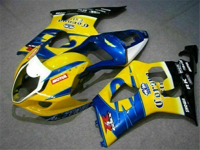 2003-2004 Yellow Blue Suzuki GSXR 1000 Bike Fairings UK 2003-2004 Yellow Blue Suzuki GSXR 1000 Bike Fairings UK