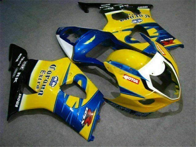 2003-2004 Yellow Blue Suzuki GSXR 1000 Bike Fairings UK 2003-2004 Yellow Blue Suzuki GSXR 1000 Bike Fairings UK