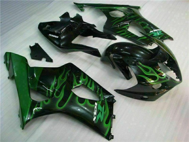 2003-2004 Green Black Suzuki GSXR 1000 Motorbike Fairing UK 2003-2004 Green Black Suzuki GSXR 1000 Motorbike Fairing UK