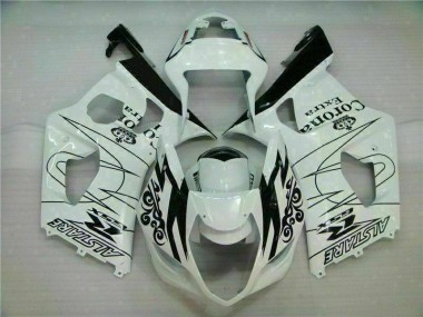 2003-2004 White Suzuki GSXR 1000 Motor Bike Fairings UK