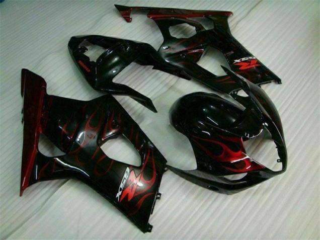 2003-2004 Red Flame Suzuki GSXR 1000 Bike Fairing Kit UK 2003-2004 Red Flame Suzuki GSXR 1000 Bike Fairing Kit UK