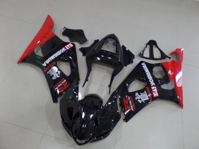 2003-2004 Black and Red Suzuki GSXR 1000 Motorbike Fairing UK 2003-2004 Black and Red Suzuki GSXR 1000 Motorbike Fairing UK