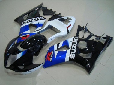2003-2004 Black Blue White Suzuki GSXR 1000 Motorcycle Fairing Kit UK