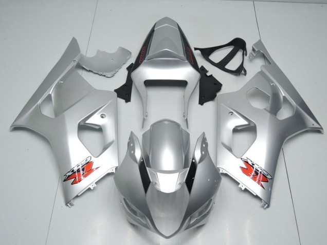 2003-2004 Silver OEM Style Suzuki GSXR 1000 Motorbike Fairing Kits UK 2003-2004 Silver OEM Style Suzuki GSXR 1000 Motorbike Fairing Kits UK