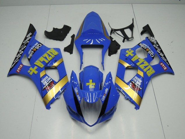 2003-2004 Blue Rizla Suzuki GSXR 1000 Motorcycle Fairings Kits UK 2003-2004 Blue Rizla Suzuki GSXR 1000 Motorcycle Fairings Kits UK