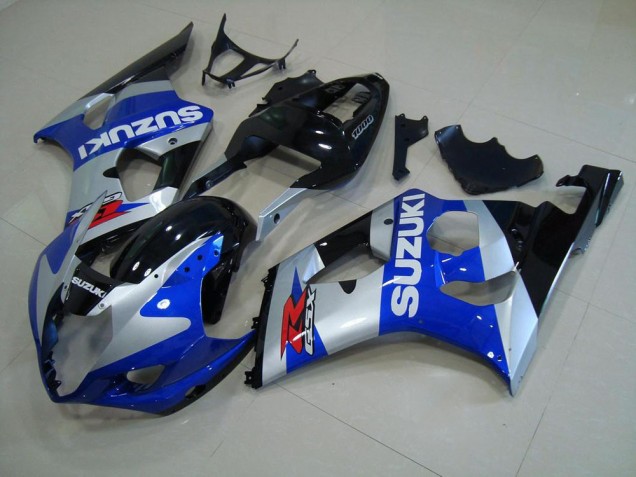 2003-2004 Blue Silver Suzuki GSXR 1000 Motorcyle Fairings UK 2003-2004 Blue Silver Suzuki GSXR 1000 Motorcyle Fairings UK