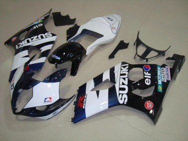 2003-2004 White Black Elf Suzuki GSXR 1000 Motorcycle Fairing Kit UK