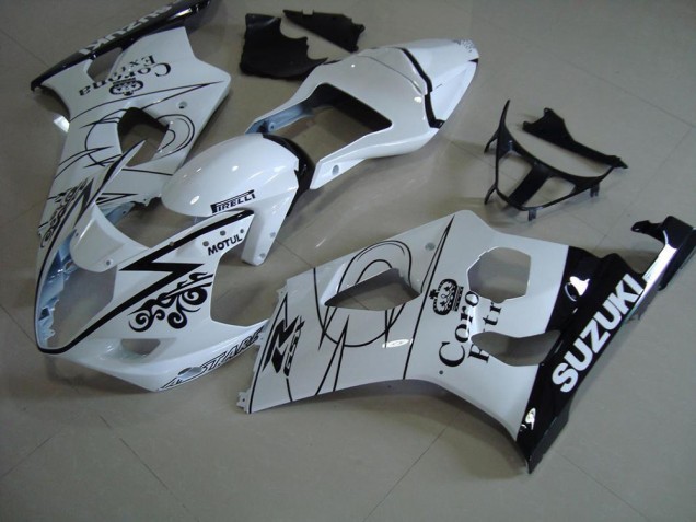 2003-2004 White Corona Suzuki GSXR 1000 Bike Fairings UK 2003-2004 White Corona Suzuki GSXR 1000 Bike Fairings UK