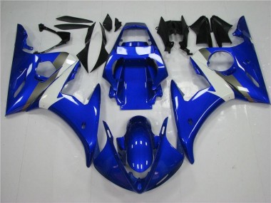 2003-2005 Blue White Yamaha YZF R6 Replacement Fairings UK