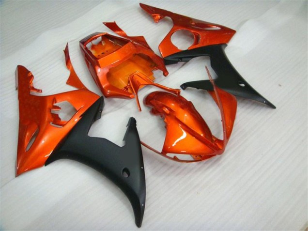 2003-2005 Orange Black Yamaha YZF R6 Motorcycle Fairings UK