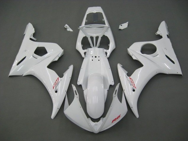 2003-2005 White Yamaha YZF R6 Motorbike Fairings UK 2003-2005 White Yamaha YZF R6 Motorbike Fairings UK