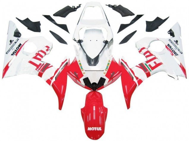 2003-2005 White Red Fiat Yamaha YZF R6 Motorbike Fairing UK