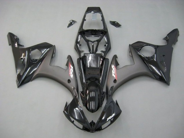 2003-2005 Contrast Black Yamaha YZF R6 Motorcycle Replacement Fairings UK 2003-2005 Contrast Black Yamaha YZF R6 Motorcycle Replacement Fairings UK