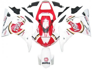 2003-2005 White Red Lucky Strike Yamaha YZF R6 Replacement Fairings UK