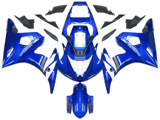 2003-2005 Blue White Yamaha YZF R6 Motor Fairings UK 2003-2005 Blue White Yamaha YZF R6 Motor Fairings UK