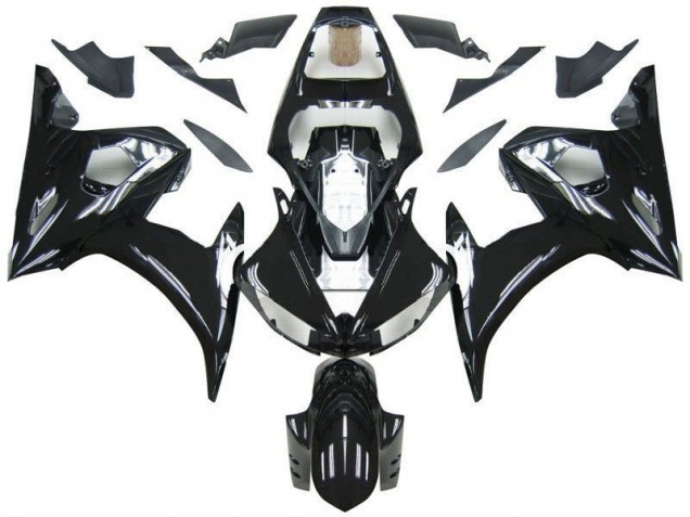 2003-2005 Black Yamaha YZF R6 Motorcylce Fairings UK 2003-2005 Black Yamaha YZF R6 Motorcylce Fairings UK