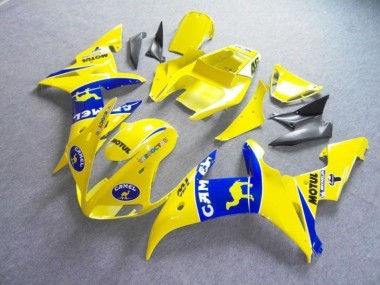 2003-2005 Yellow Blue Motul Camel Yamaha YZF R6 Bike Fairings UK