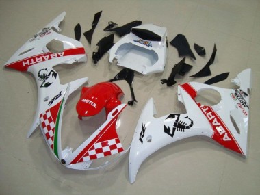 2003-2005 Red White Yamaha YZF R6 Motorbike Fairing Kits & Bodywork UK
