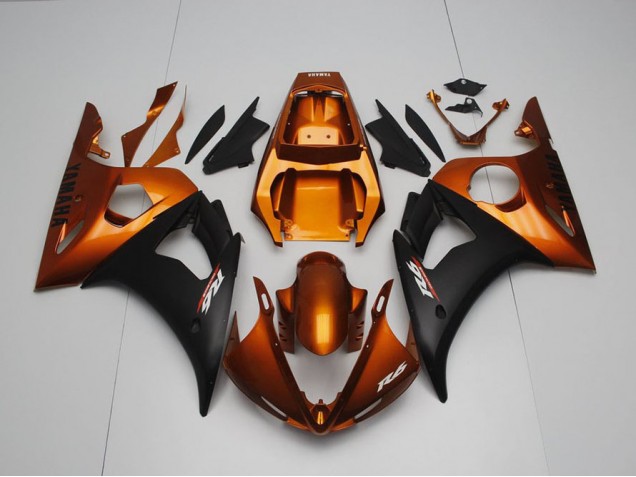 2003-2005 Brown and Matte Black Yamaha YZF R6 Bike Fairings UK 2003-2005 Brown and Matte Black Yamaha YZF R6 Bike Fairings UK