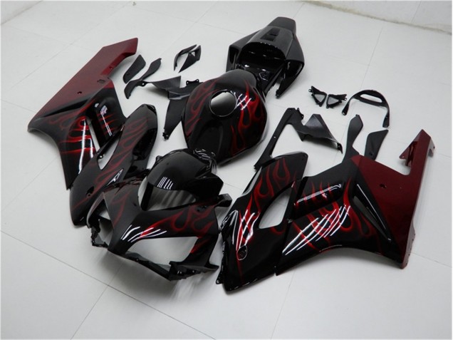 2004-2005 Red Black Honda CBR1000RR Motorbike Fairing Kits UK 2004-2005 Red Black Honda CBR1000RR Motorbike Fairing Kits UK