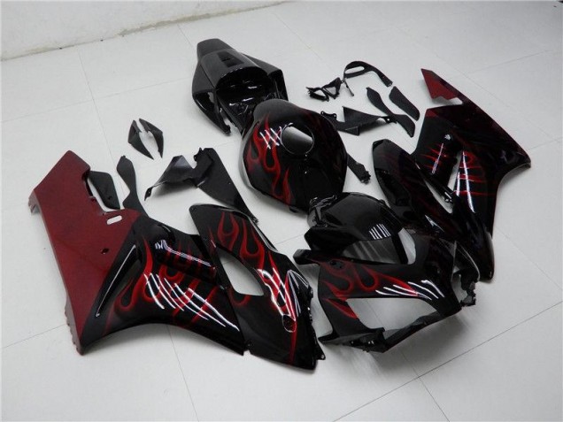 2004-2005 Red Black Honda CBR1000RR Motorbike Fairing Kits UK 2004-2005 Red Black Honda CBR1000RR Motorbike Fairing Kits UK