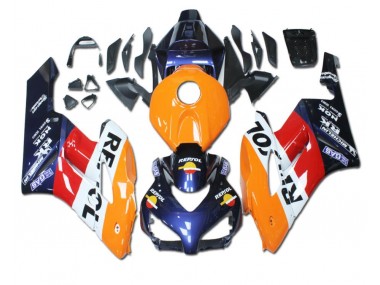 2004-2005 Orange Red Blue Repsol Honda CBR1000RR Bike Fairing UK