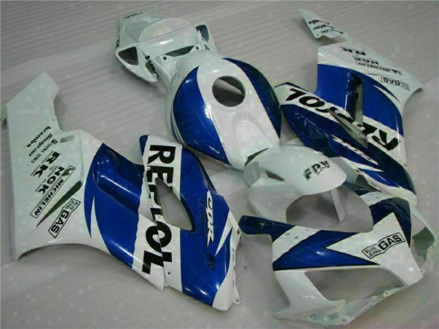 2004-2005 White Blue Repsol Honda CBR1000RR Motorbike Fairing Kits UK 2004-2005 White Blue Repsol Honda CBR1000RR Motorbike Fairing Kits UK