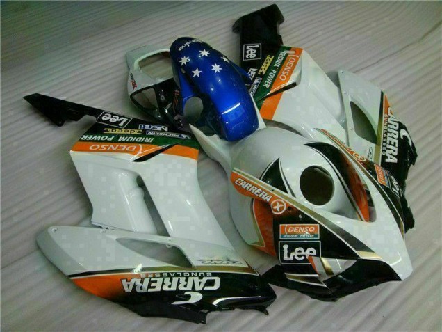 2004-2005 White Blue Honda CBR1000RR Replacement Fairings UK 2004-2005 White Blue Honda CBR1000RR Replacement Fairings UK