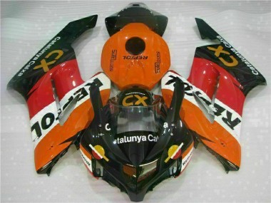 2004-2005 Orange Repsol CX Honda CBR1000RR Replacement Motorcycle Fairings UK