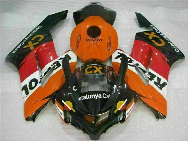 2004-2005 Orange Repsol CX Honda CBR1000RR Replacement Motorcycle Fairings UK 2004-2005 Orange Repsol CX Honda CBR1000RR Replacement Motorcycle Fairings UK
