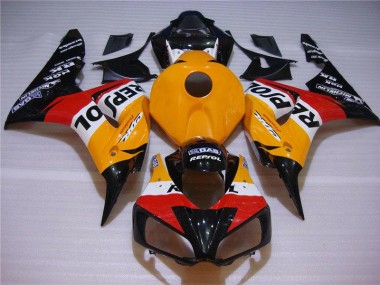 2004-2005 Orange Black Repsol Honda CBR1000RR Motorcycle Fairings Kits UK