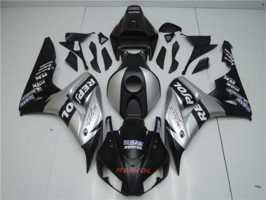 2004-2005 Black Silver Repsol Honda CBR1000RR Motorcyle Fairings UK