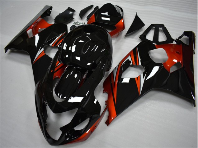 2004-2005 Orange Black Suzuki GSXR 600/750 Motor Bike Fairings UK 2004-2005 Orange Black Suzuki GSXR 600/750 Motor Bike Fairings UK