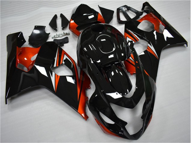 2004-2005 Orange Black Suzuki GSXR 600/750 Motor Bike Fairings UK 2004-2005 Orange Black Suzuki GSXR 600/750 Motor Bike Fairings UK