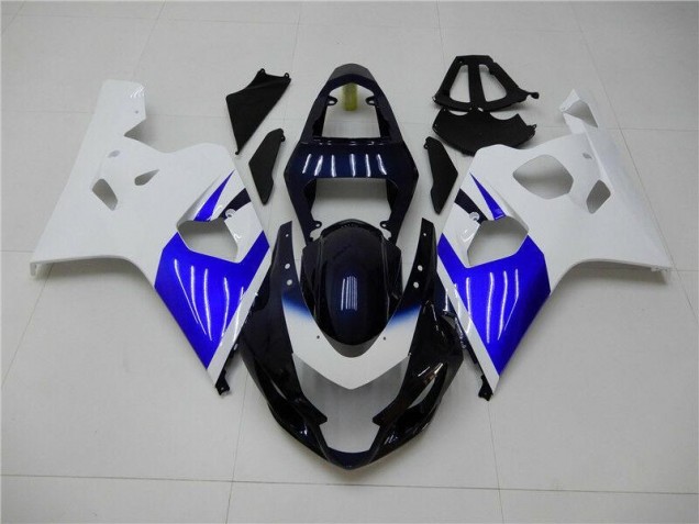 2004-2005 White Blue Suzuki GSXR 600/750 Replacement Motorcycle Fairings UK 2004-2005 White Blue Suzuki GSXR 600/750 Replacement Motorcycle Fairings UK