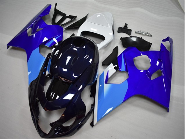2004-2005 Blue White Suzuki GSXR 600/750 Bike Fairing Kit UK 2004-2005 Blue White Suzuki GSXR 600/750 Bike Fairing Kit UK