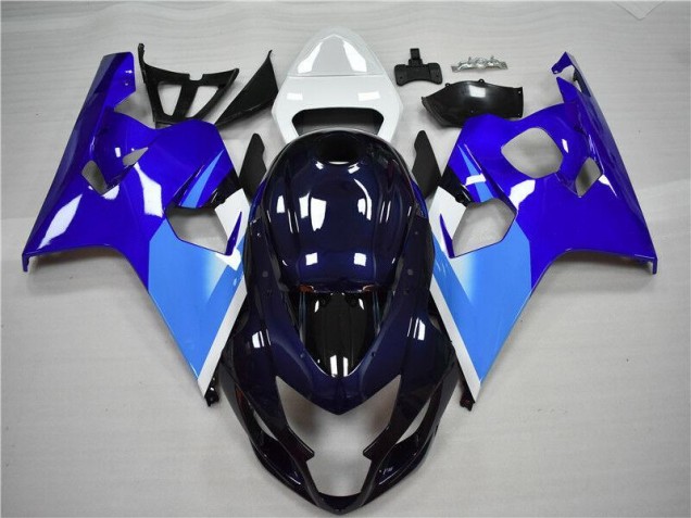 2004-2005 Blue White Suzuki GSXR 600/750 Bike Fairing Kit UK 2004-2005 Blue White Suzuki GSXR 600/750 Bike Fairing Kit UK