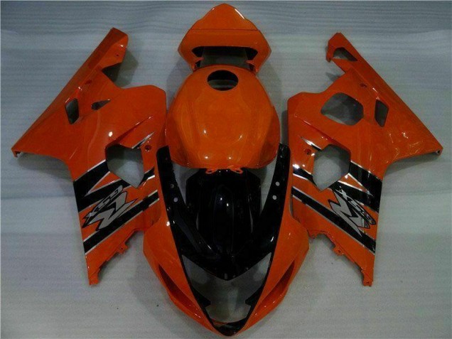 2004-2005 Orange Black Suzuki GSXR 600/750 Motorcycle Fairings Kits UK