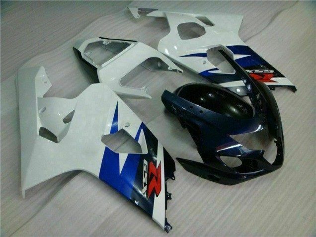 2004-2005 White Black Suzuki GSXR 600/750 Motorcycle Fairing UK 2004-2005 White Black Suzuki GSXR 600/750 Motorcycle Fairing UK
