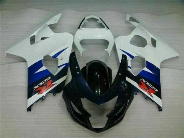 2004-2005 White Black Suzuki GSXR 600/750 Motorcycle Fairing UK 2004-2005 White Black Suzuki GSXR 600/750 Motorcycle Fairing UK