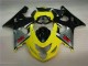 2004-2005 Yellow Black Suzuki GSXR 600/750 Motorbike Fairing UK 2004-2005 Yellow Black Suzuki GSXR 600/750 Motorbike Fairing UK