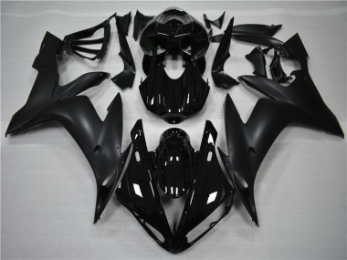 2004-2006 Glossy Matte Black Yamaha YZF R1 Bike Fairing Kit UK
