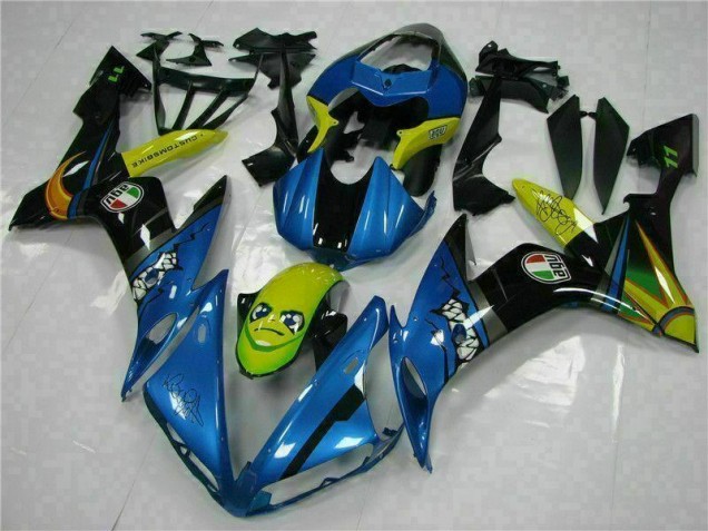 2004-2006 Blue Yamaha YZF R1 Motorcycle Replacement Fairings UK 2004-2006 Blue Yamaha YZF R1 Motorcycle Replacement Fairings UK