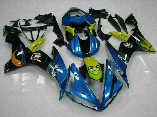 2004-2006 Blue Yamaha YZF R1 Motorcycle Replacement Fairings UK 2004-2006 Blue Yamaha YZF R1 Motorcycle Replacement Fairings UK