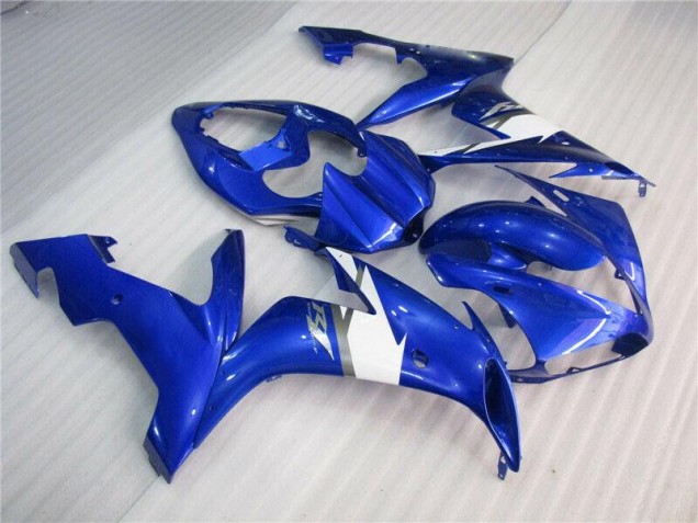 2004-2006 Blue White Yamaha YZF R1 Motorcycle Fairing Kits UK