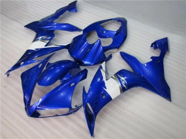 2004-2006 Blue White Yamaha YZF R1 Motorcycle Fairing Kits UK