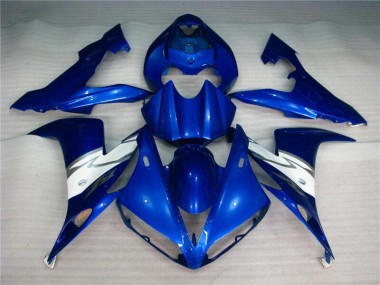2004-2006 Blue White Yamaha YZF R1 Bike Fairings UK