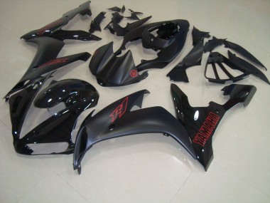 2004-2006 Matte Black Red Yamaha YZF R1 Replacement Fairings UK
