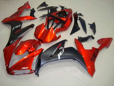 2004-2006 Red Matte Black Yamaha YZF R1 Motorbike Fairings UK