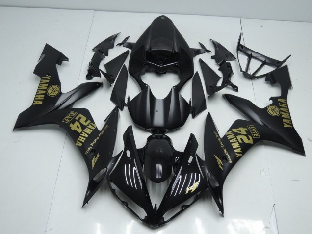 2004-2006 Red Matte Black Gold Yamaha YZF R1 Motorcycle Fairing UK